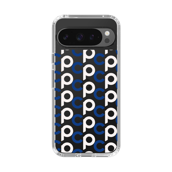 Slim Protection Case［ Original - CASEPLAY Initial All-over Pattern - Navy ］