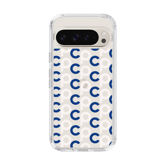 Slim Protection Case［ Original - CASEPLAY Initial All-over Pattern - Navy ］