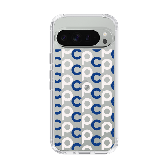 Slim Protection Case［ Original - CASEPLAY Initial All-over Pattern - Navy ］