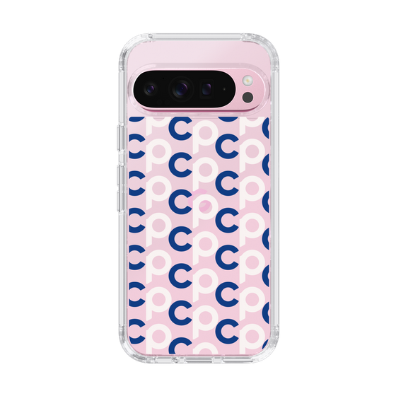 Slim Protection Case［ Original - CASEPLAY Initial All-over Pattern - Navy ］