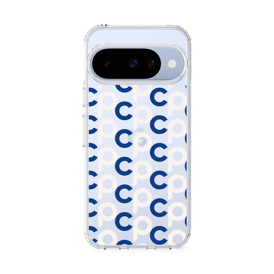 Slim Protection Case［ Original - CASEPLAY Initial All-over Pattern - Navy ］