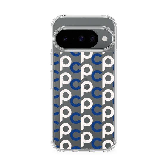 Slim Protection Case［ Original - CASEPLAY Initial All-over Pattern - Navy ］