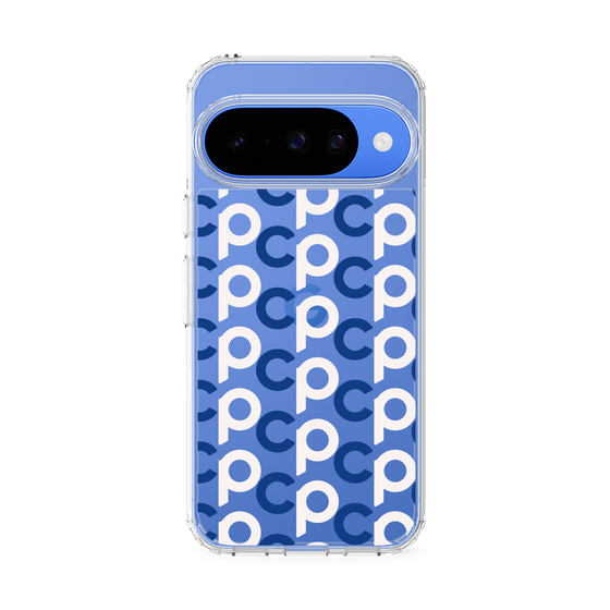 Slim Protection Case［ Original - CASEPLAY Initial All-over Pattern - Navy ］