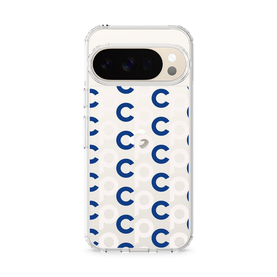 Slim Protection Case［ Original - CASEPLAY Initial All-over Pattern - Navy ］