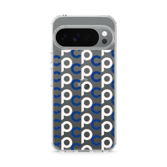 Slim Protection Case［ Original - CASEPLAY Initial All-over Pattern - Navy ］