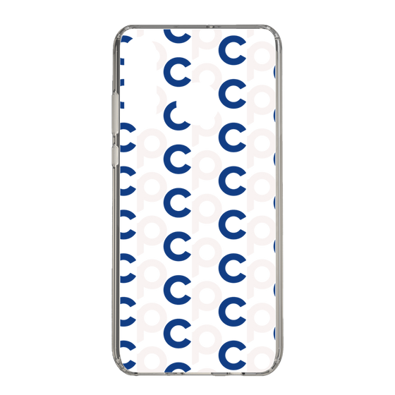 Slim Protection Case［ Original - CASEPLAY Initial All-over Pattern - Navy ］