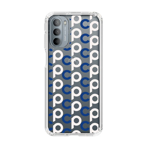 Slim Protection Case［ Original - CASEPLAY Initial All-over Pattern - Navy ］