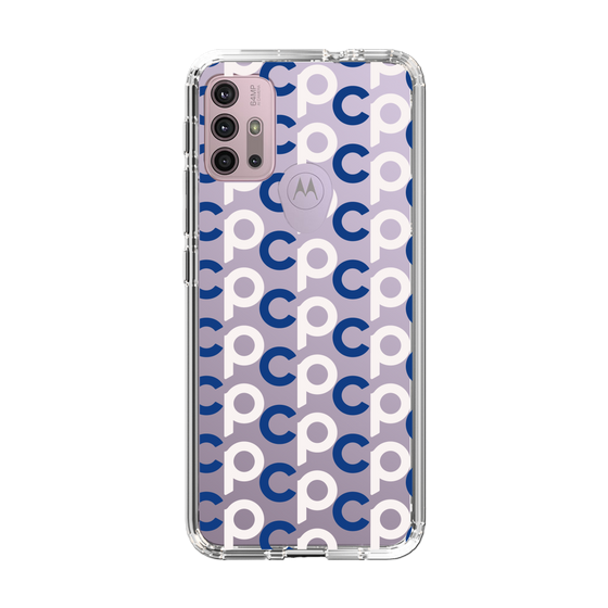 Slim Protection Case［ Original - CASEPLAY Initial All-over Pattern - Navy ］