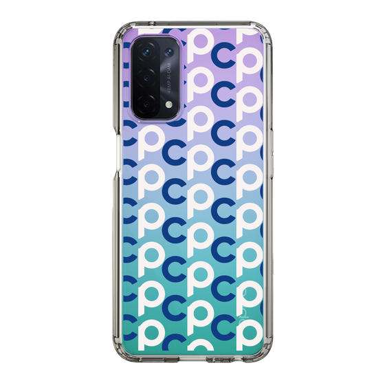 Slim Protection Case［ Original - CASEPLAY Initial All-over Pattern - Navy ］