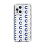 Slim Protection Case［ Original - CASEPLAY Initial All-over Pattern - Navy ］