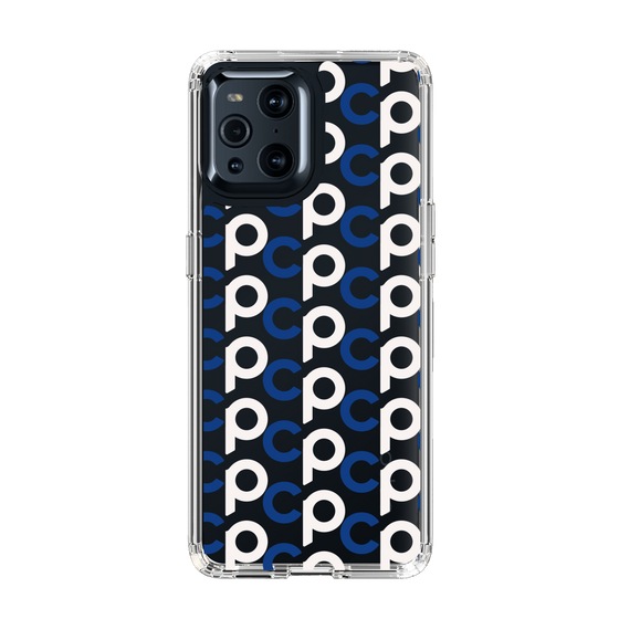 Slim Protection Case［ Original - CASEPLAY Initial All-over Pattern - Navy ］