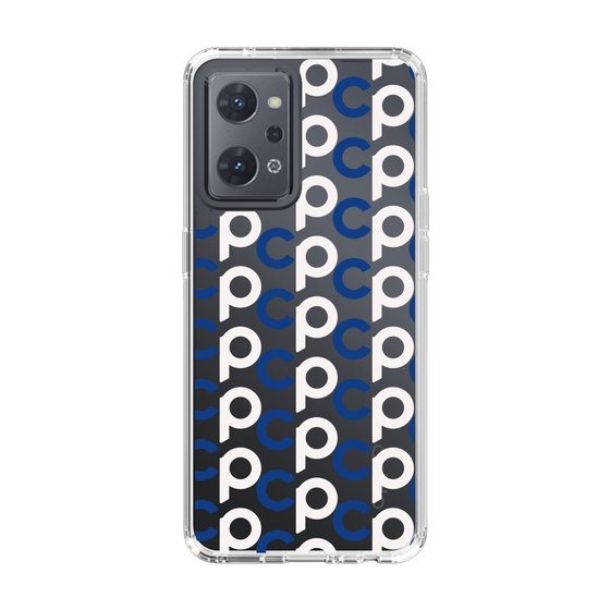 Slim Protection Case［ Original - CASEPLAY Initial All-over Pattern - Navy ］