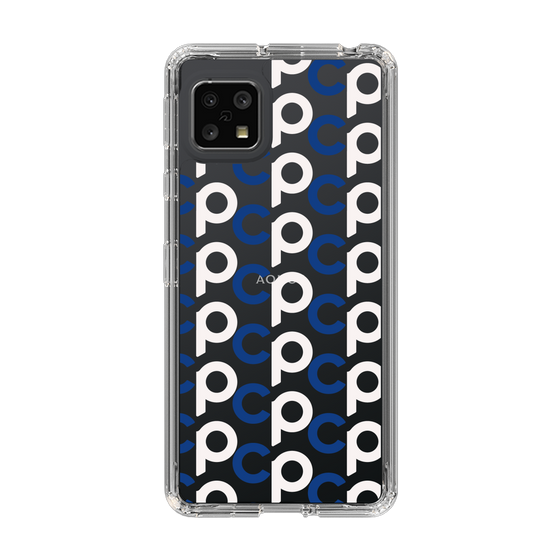 Slim Protection Case［ Original - CASEPLAY Initial All-over Pattern - Navy ］