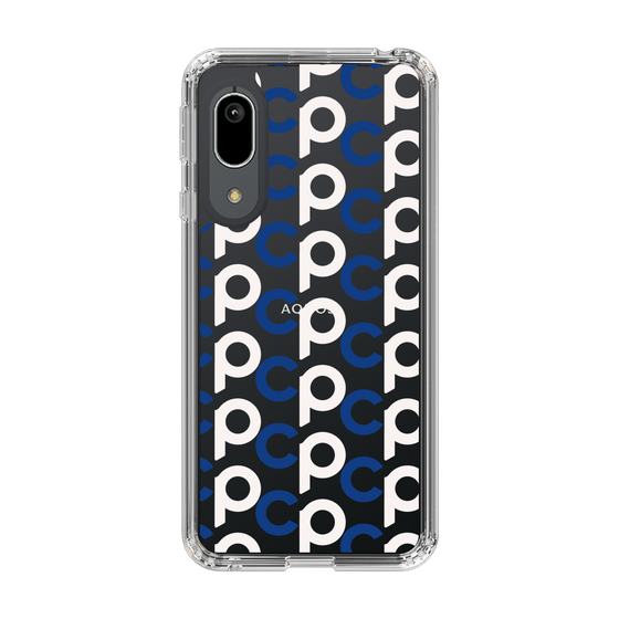 Slim Protection Case［ Original - CASEPLAY Initial All-over Pattern - Navy ］