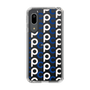 Slim Protection Case［ Original - CASEPLAY Initial All-over Pattern - Navy ］