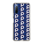 Slim Protection Case［ Original - CASEPLAY Initial All-over Pattern - Navy ］