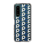 Slim Protection Case［ Original - CASEPLAY Initial All-over Pattern - Navy ］