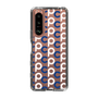 Slim Protection Case［ Original - CASEPLAY Initial All-over Pattern - Navy ］