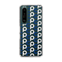 Slim Protection Case［ Original - CASEPLAY Initial All-over Pattern - Navy ］