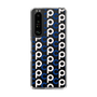 Slim Protection Case［ Original - CASEPLAY Initial All-over Pattern - Navy ］