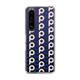 Slim Protection Case［ Original - CASEPLAY Initial All-over Pattern - Navy ］