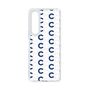 Slim Protection Case［ Original - CASEPLAY Initial All-over Pattern - Navy ］