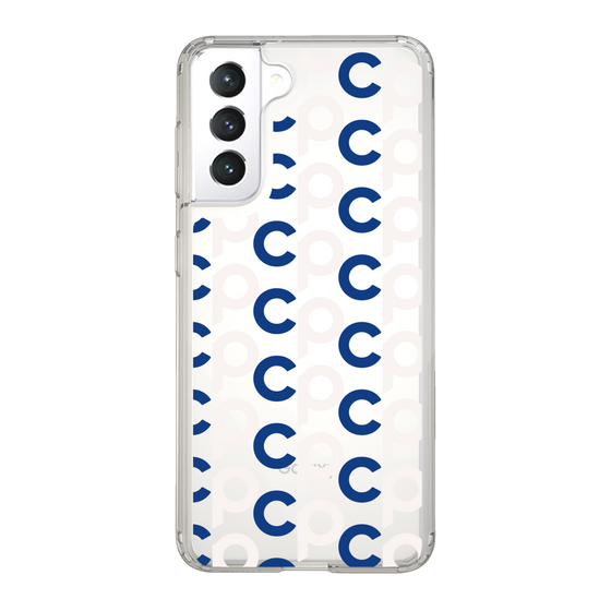 Slim Protection Case［ Original - CASEPLAY Initial All-over Pattern - Navy ］
