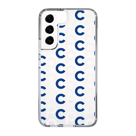Slim Protection Case［ Original - CASEPLAY Initial All-over Pattern - Navy ］