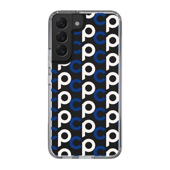 Slim Protection Case［ Original - CASEPLAY Initial All-over Pattern - Navy ］