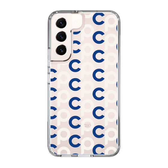 Slim Protection Case［ Original - CASEPLAY Initial All-over Pattern - Navy ］