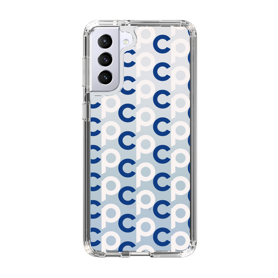 Slim Protection Case［ Original - CASEPLAY Initial All-over Pattern - Navy ］