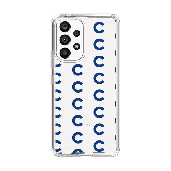 Slim Protection Case［ Original - CASEPLAY Initial All-over Pattern - Navy ］