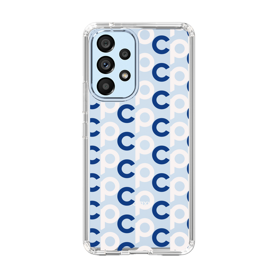 Slim Protection Case［ Original - CASEPLAY Initial All-over Pattern - Navy ］