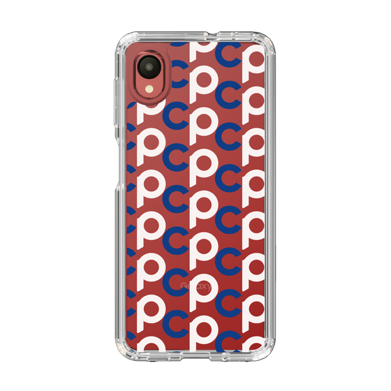 Slim Protection Case［ Original - CASEPLAY Initial All-over Pattern - Navy ］