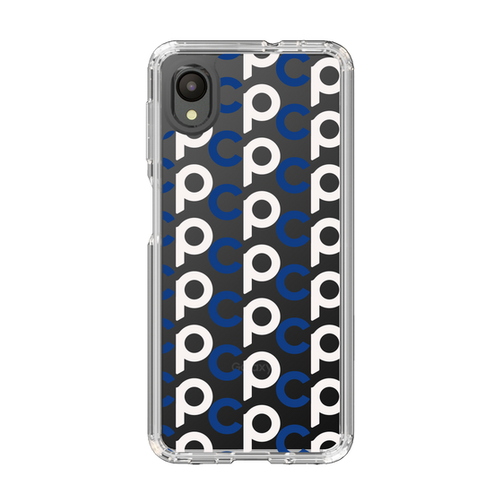 Slim Protection Case［ Original - CASEPLAY Initial All-over Pattern - Navy ］