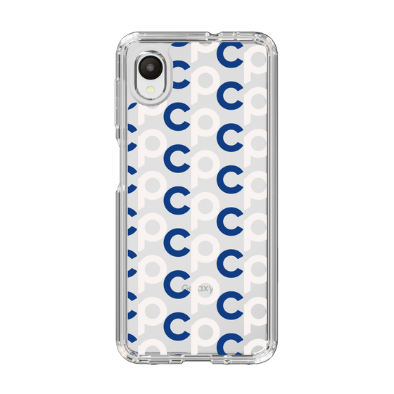 Slim Protection Case［ Original - CASEPLAY Initial All-over Pattern - Navy ］