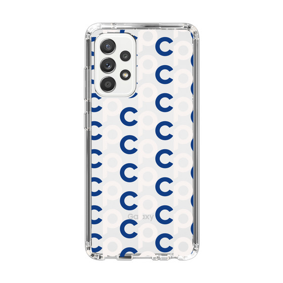 Slim Protection Case［ Original - CASEPLAY Initial All-over Pattern - Navy ］