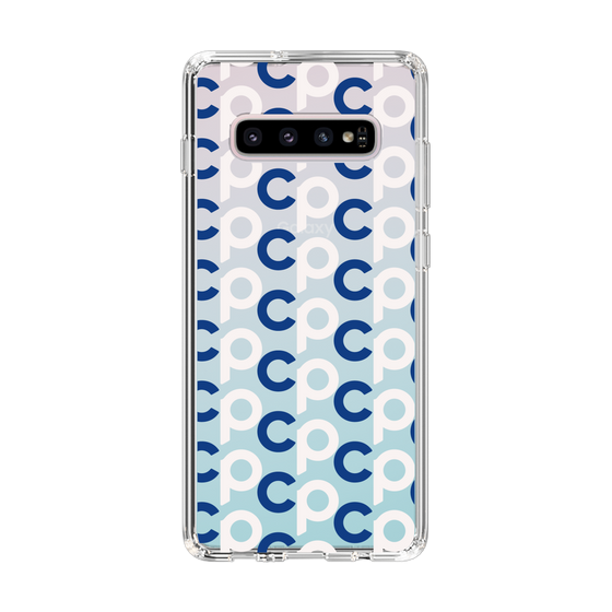 Slim Protection Case［ Original - CASEPLAY Initial All-over Pattern - Navy ］
