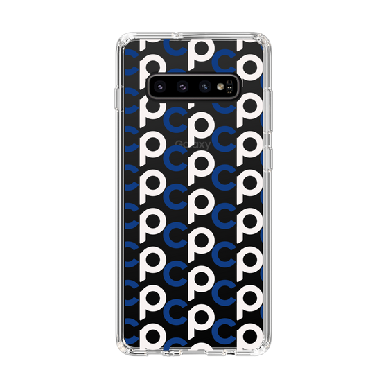 Slim Protection Case［ Original - CASEPLAY Initial All-over Pattern - Navy ］
