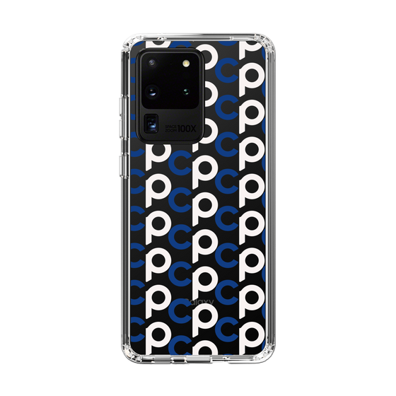 Slim Protection Case［ Original - CASEPLAY Initial All-over Pattern - Navy ］