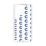 Slim Protection Case［ Original - CASEPLAY Initial All-over Pattern - Navy ］
