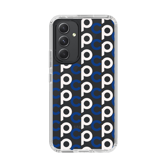 Slim Protection Case［ Original - CASEPLAY Initial All-over Pattern - Navy ］
