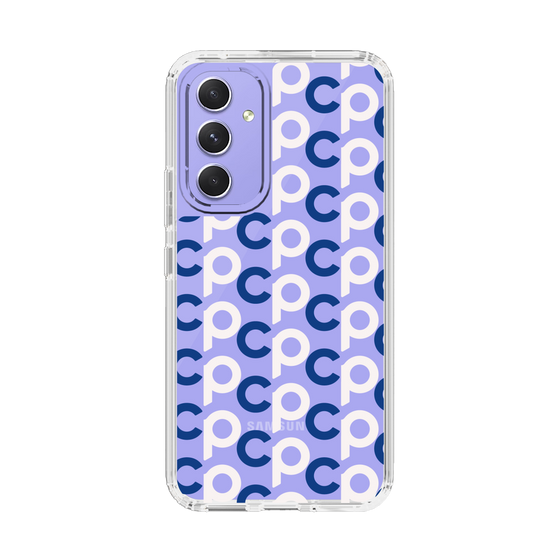 Slim Protection Case［ Original - CASEPLAY Initial All-over Pattern - Navy ］