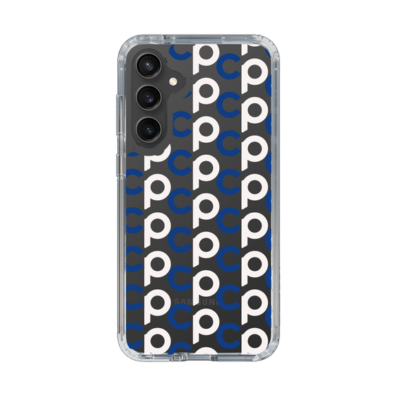 Slim Protection Case［ Original - CASEPLAY Initial All-over Pattern - Navy ］