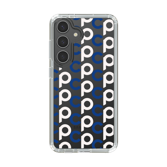 Slim Protection Case［ Original - CASEPLAY Initial All-over Pattern - Navy ］