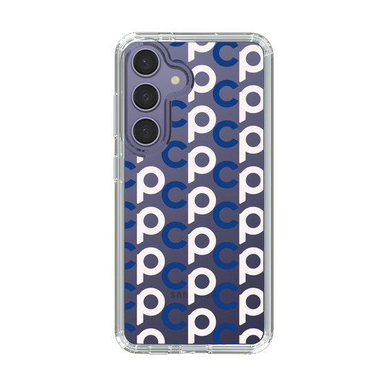 Slim Protection Case［ Original - CASEPLAY Initial All-over Pattern - Navy ］