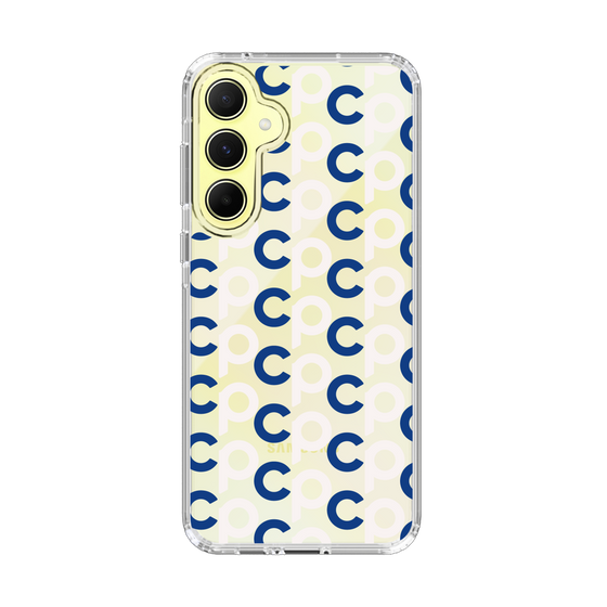 Slim Protection Case［ オリジナル - CASEPLAYイニシャル総柄 - ネイビー ］