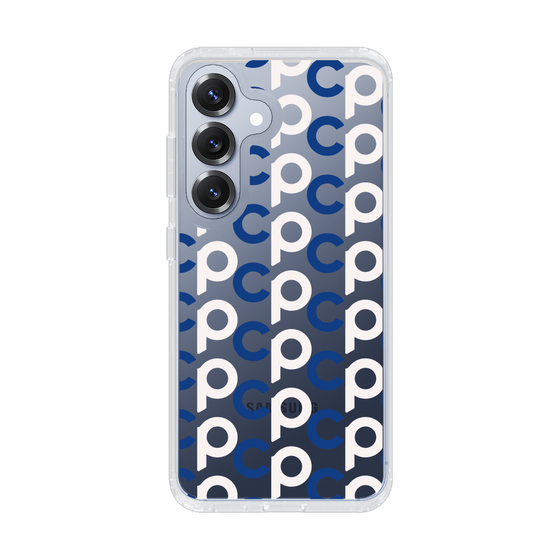 Slim Protection Case［ Original - CASEPLAY Initial All-over Pattern - Navy ］