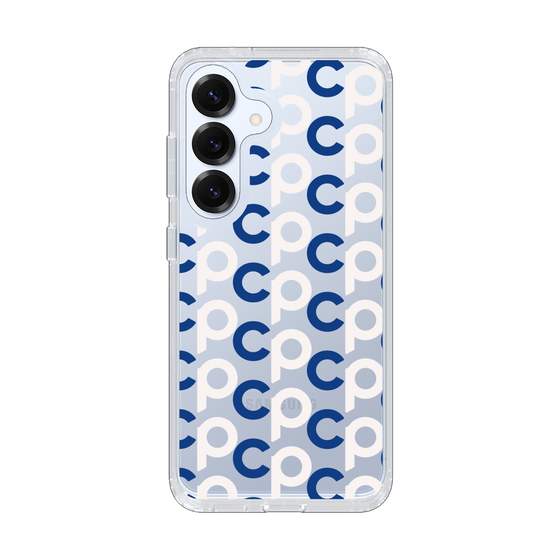 Slim Protection Case［ Original - CASEPLAY Initial All-over Pattern - Navy ］