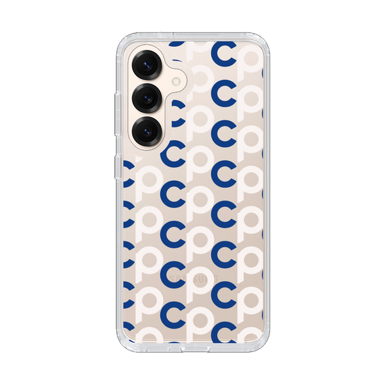 Slim Protection Case［ Original - CASEPLAY Initial All-over Pattern - Navy ］
